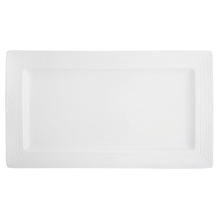 Arctic White Rectangle Plate | DLC Chef Wear